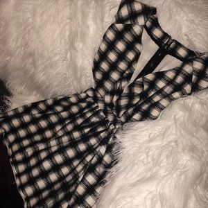 Black and white dress